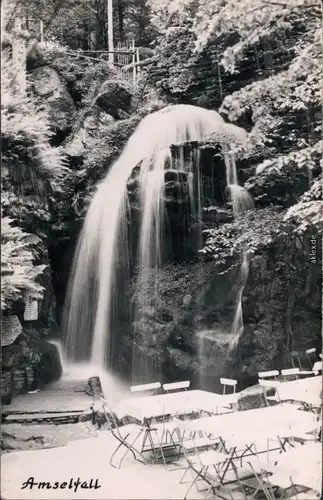 Rathewalde Amselfall Foto Ansichtskarte   1961