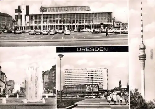 Dresden Kulturpalast  Ernst-Thälmann-Straße, Restaurant u. Interhotel   1971