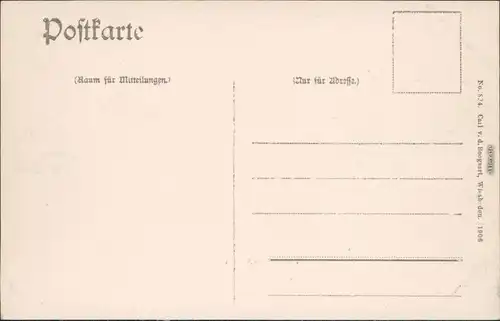 Wiesbaden Fischzucht-Anstalt Ansichtskarte 1906
