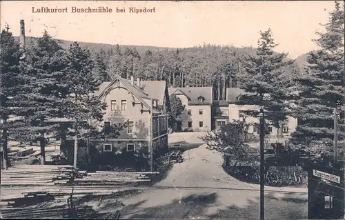 Kipsdorf Altenberg (Erzgebirge) Partie an der Buschmühle Ansichtskarte 1926