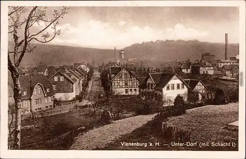 Ansichtskarte Vienenburg Goslar Straßenpartie - Fabrik 1931