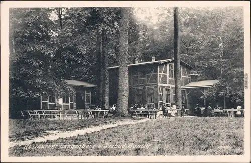 Ansichtskarte Bansin Heringsdorf  Usedom Restaurant Langenberg 1908
