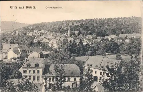 Ansichtskarte Ruwer Trier Partie in der Stadt 1918