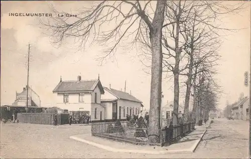 Ingelmunster Partie Bahnhof Vlaanderen b Roeselare CPA Ansichtskarte 1915