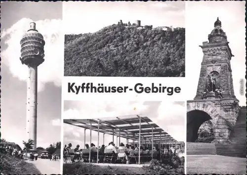 Kelbra Kyffhäuser Fernsehturm  Gaststätte "Rothenburg" NVA-Erholungsheim 1969