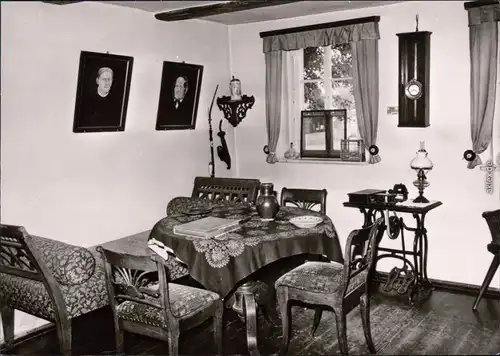 Weißenberg Wóspork Museum "Altes Pfefferküchlerei" - Wohnraum Foto Ak 1978