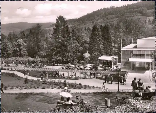 Foto Ansichtskarte  Bad Orb Kurhaus im Kurpark 1959