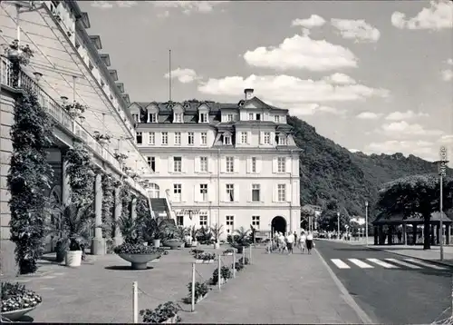 Foto Ansichtskarte  Bad Ems Kuranlagen und Promenade 1969