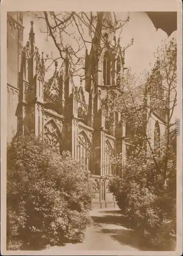 Fotokarte Oppenheim St. Katharinenkirche - Südseite des Langhauses 1933