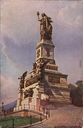 Rüdesheim (Rhein) National-Denkmal / Niederwalddenkmal 1916