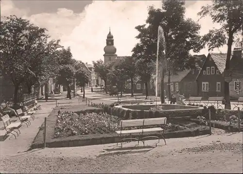 Frauenwald Platz des Friedens Foto Ansichtskarte 1967