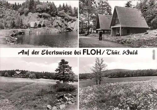 Foto Ansichtskarte Floh Seligenthal Panorama-Ansichten 1981