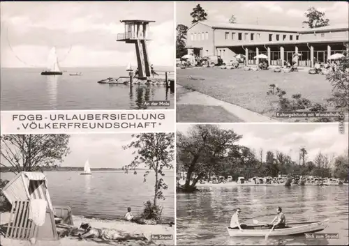 Foto Ansichtskarte Klink (Müritz) Urlaubersiedlung "Völkerfreundschaft" 1974