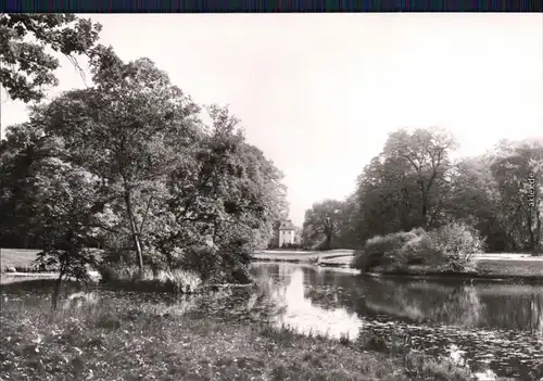 Fotokarte Branitz Cottbus Choćebuz Schloß Bezirksmuseum 1979