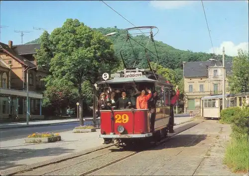 Görlitz Zgorzelec Straßenbahn-Oldtimer Ansichtskarte g1985