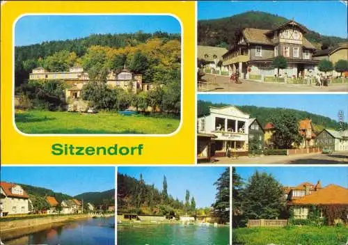 Sitzendorf Hotel Bergterrasse, Erholungsheim, Hauptstraße, Schwarza, Bad 1985