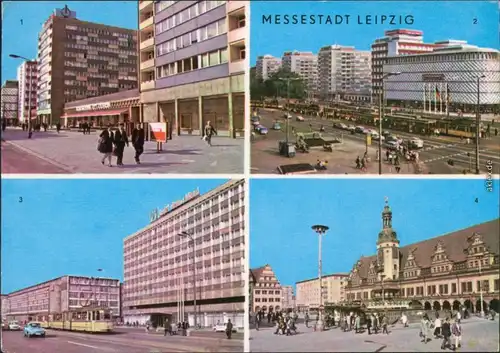 Leipzig Am Brühl, Warenhaus "Konsument" am Brühl Interhotel Deutschland 1969