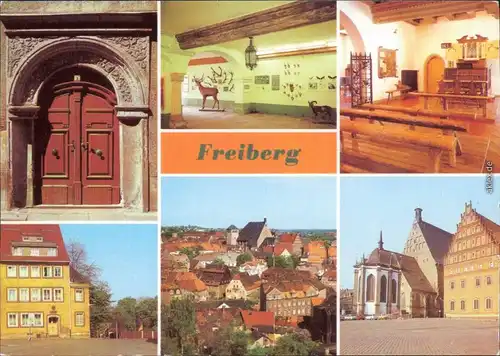 Freiberg (Sachsen) Naturkundemuseum - Außen- und Innenansicht   1984
