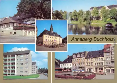 Annaberg-Buchholz Ho-Gaststätte Hermann-Matern-Viertel, Markt 1980