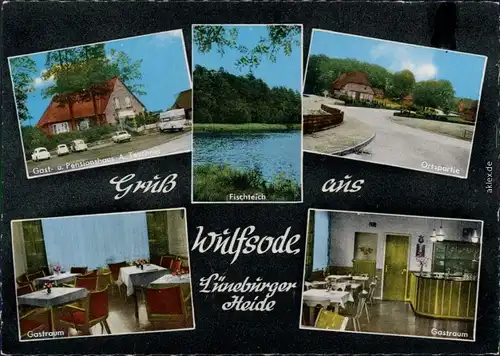 Wulfsode Pension - Gemischtwaren - Gaststätte  Gästebereich - Fischteich 1968