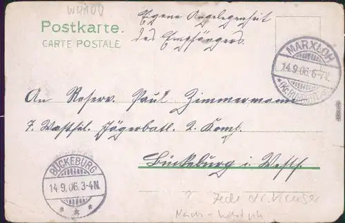 Bruckhausen Duisburg 4 Bild Litho: Stadt, Fabrik und Hauptstraße 1906
