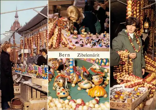 Bern Zibelmärit - Traditioneller Herbstmarkt am 4. Montag im November 1980