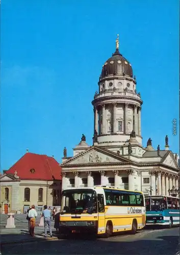 Ansichtskarte Mitte Berlin Französischer Dom am Platz der Akademie 1988