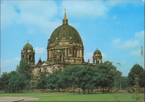 Ansichtskarte Mitte Berlin Dom im Sommer 1988