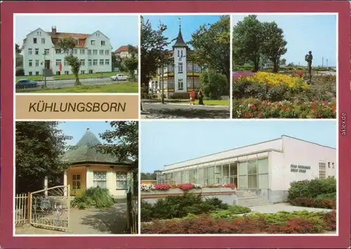 Kühlungsborn Promenade Ost, Konzertgarten Ost Lesesaal, FDGB-Erholungsheim 1983