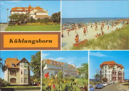 Kühlungsborn FDGB-Erholungsheim "Jochen Weigert" Haus Georgine, FDGB  1983