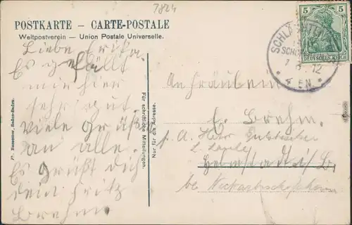 Baden Baden Partie am Höllbachfall colorierte Ak 1912