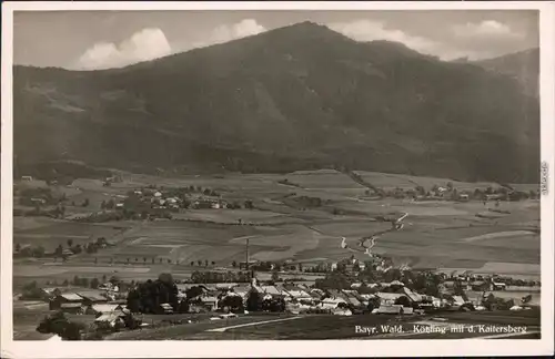 Ansichtskarte Bad Kötzting Stadt und Fabrikanlage 1936