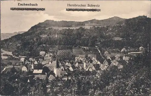 Eschenbach Pommelsbrunn  Stadt und Hersbrucker Schweiz Ansichtskarte  1926