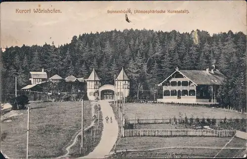 Bad Wörishofen Sonnenbüchel  - Kuranstalt Ansichtskarte 1913