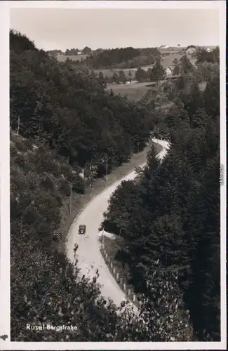 Deggendorf Rusel-Bergstraße Foto Ansichtskarte  1930