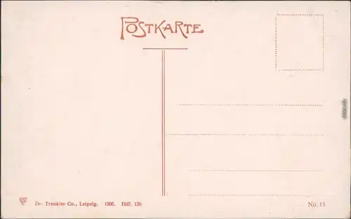 Heidelberg Schloss - Türen und Ofenim Friedrichsbau Ansichtskarte 1906