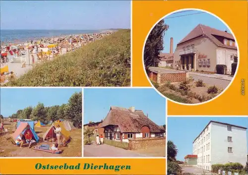 Dierhagen Strand, FDGB-Erholungsheim "Ernst Moritz Arndt", Büdnerei,   1983