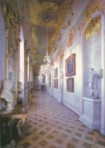 Ansichtskarte Potsdam Schloss Sanssouci: Kleine Galerie 1982