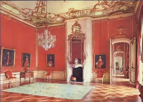 Brandenburger Vorstadt-Potsdam Neues Palais: Rotes Damastzimmer 1980