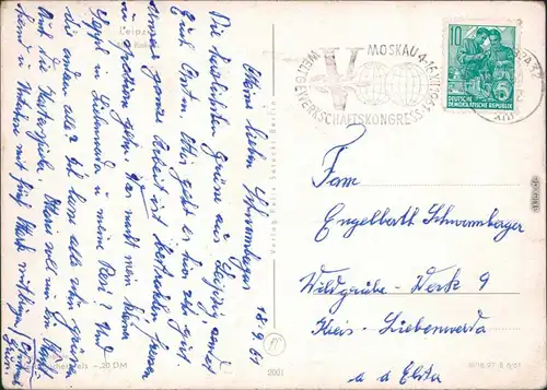 Ansichtskarte  Leipzig Altes Rathaus 1961