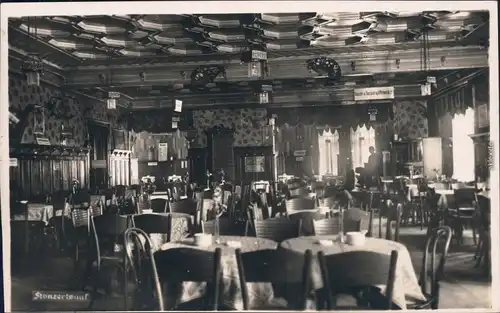 Hainichen Blick in den Konzertsaal - Walhalla Foto Ansichtskarte  1930