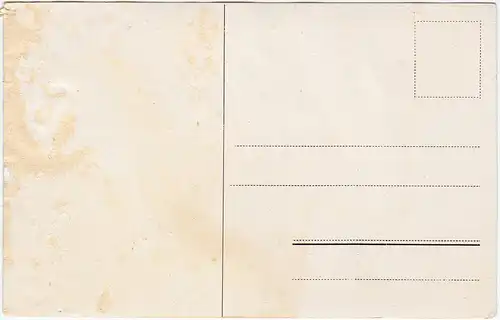 De biese Lieb Erzgebirge Liedkarte Ansichtskarte Trachten 1910