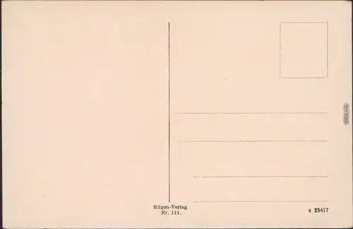 Sellin Treppenaufgang zum Strand  - Restauration Ansichtskarte  1922