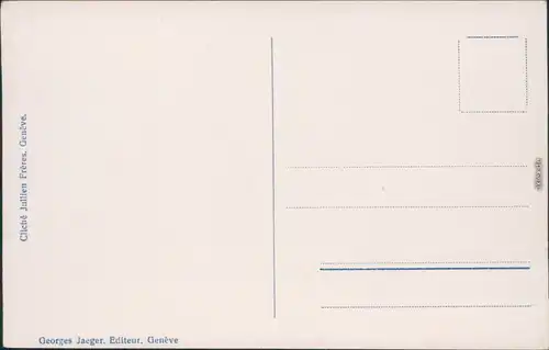 Genf Genève  Landkarten - Ansichtskarte  1932