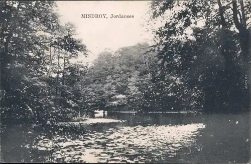 Misdroy Międzyzdroje Partie am Jordansee Ansichtskarte  1912