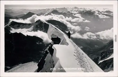 Kals am Großglockner Bergsteiger auf der Spitze de Kleinglockners 1934 