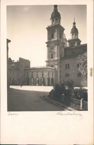 Salzburg Salzburger Dom, Privatfoto Foto Ansichtskarte 1930