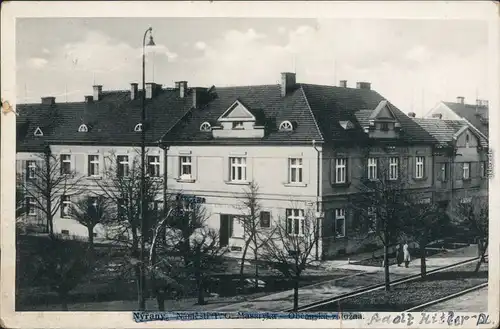 Nürschan Nyrschan  Nýřany Namesti T.G.  Propaganda WIR SIND FREI b Pilsen 1938