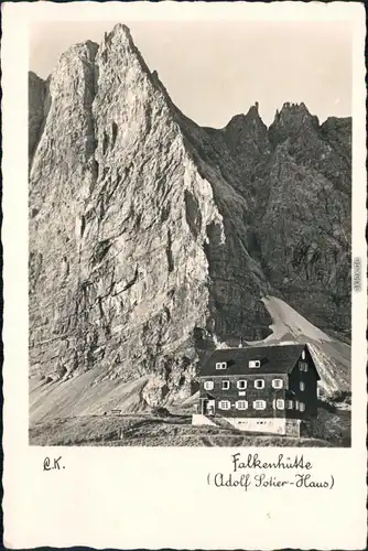 Mittenwald Partie an der Falkenhütte Foto Ansichtskarte 1940