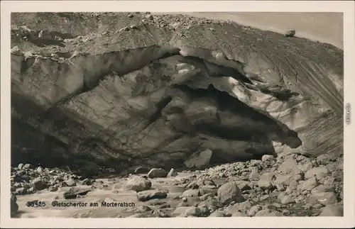 Pontresina Gletschertor am Morteratsch Graubünden 1930